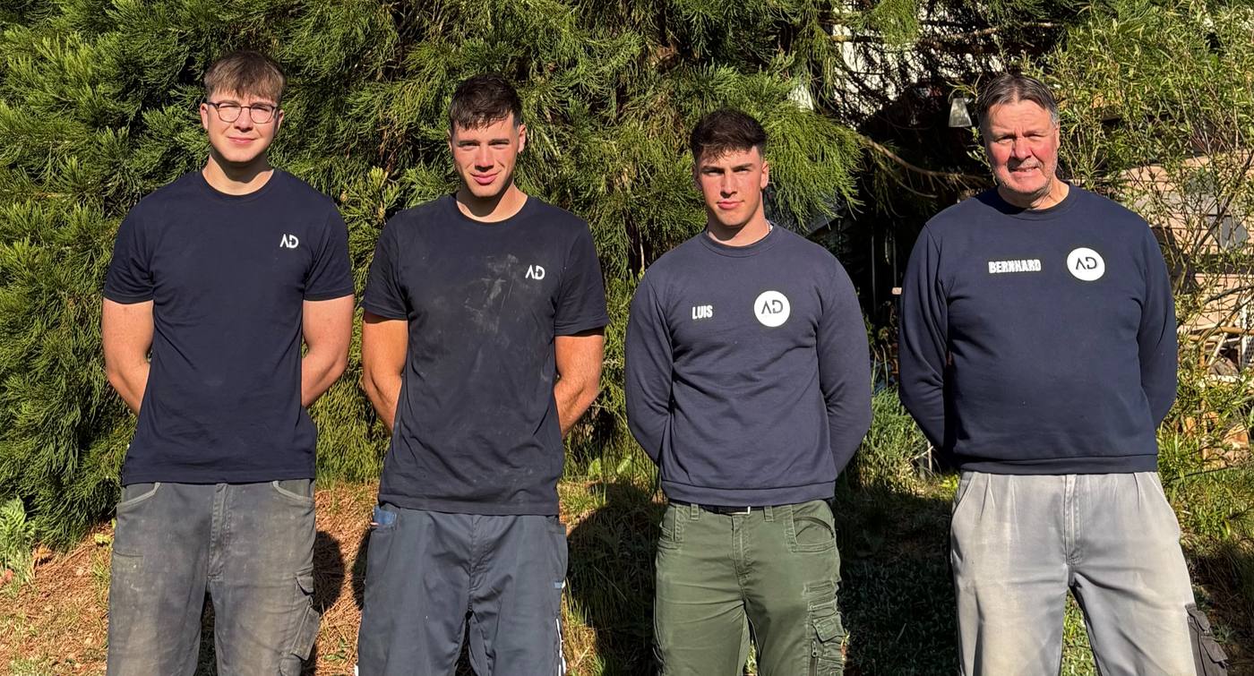 Aaron Dorn und sein Team von Aaron Dorn Gartenservice